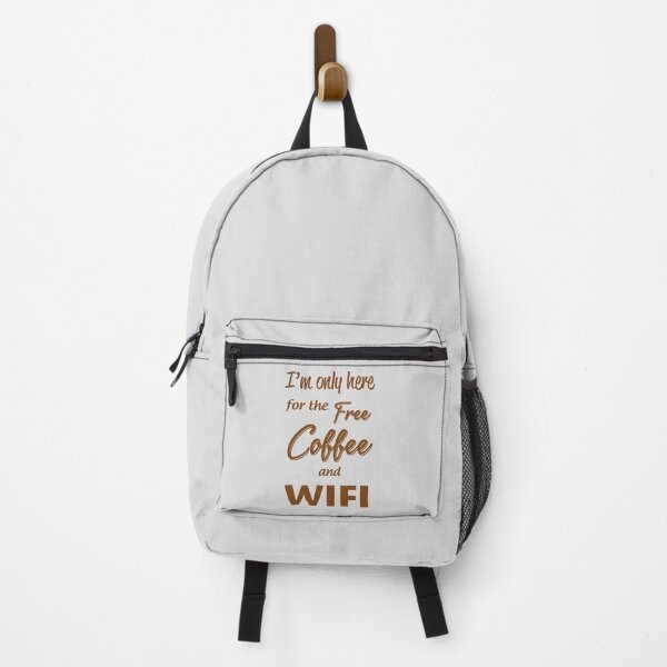 Item preview, I am only here for the free coffee and WIFI - (+ View this design on 75+ products) designed and sold by Julien Hebbrecht.