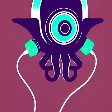 Artwork thumbnail, Futuristic Octopus by RockingPandS