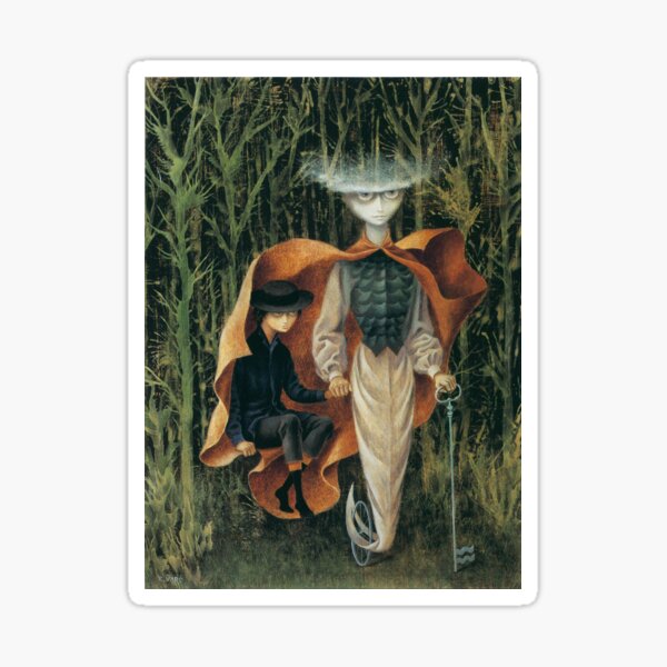 Remedios Varo – Hacia Acuario. Sticker
