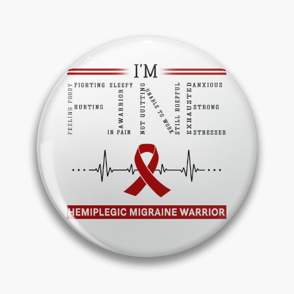 Item preview, I'm Fine Hemiplegic Migraine Warrior Support Hemiplegic Migraine Awareness Gifts designed and sold by rechardtee.