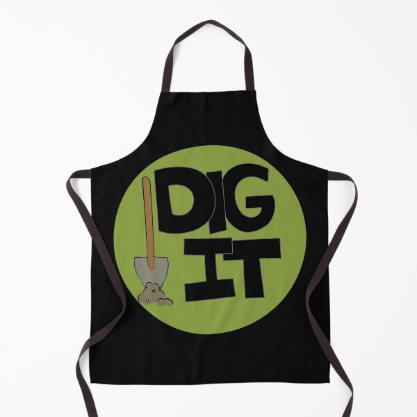 Item preview, Dig it Illustrated Funny Gardener Dirt Lover Badge designed and sold by AngelDawnDesign.