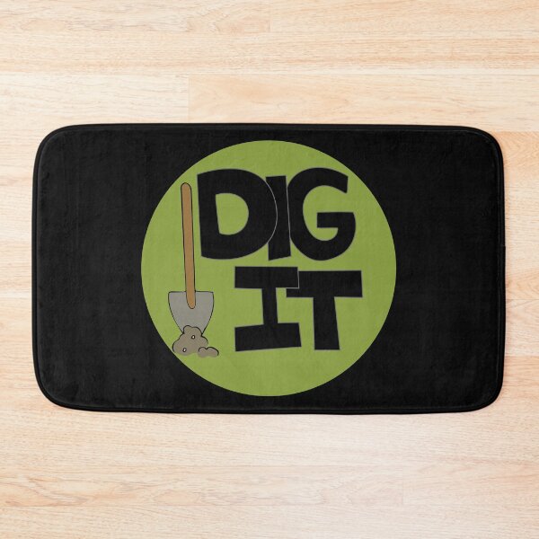 Item preview, Dig it Illustrated Funny Gardener Dirt Lover Badge designed and sold by AngelDawnDesign.