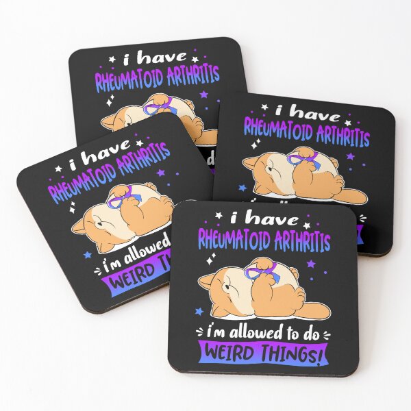 Item preview, Rheumatoid Arthritis Awareness Funny I have Rheumatoid Arthritis i'm allowed to do Weird Things! designed and sold by JanetShop809.