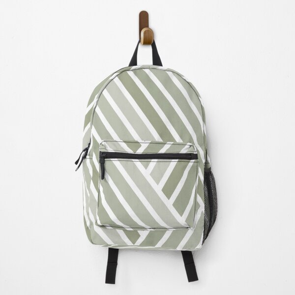 Item preview, Elegant Sage Green Stripes Pattern designed and sold by Deutschic.