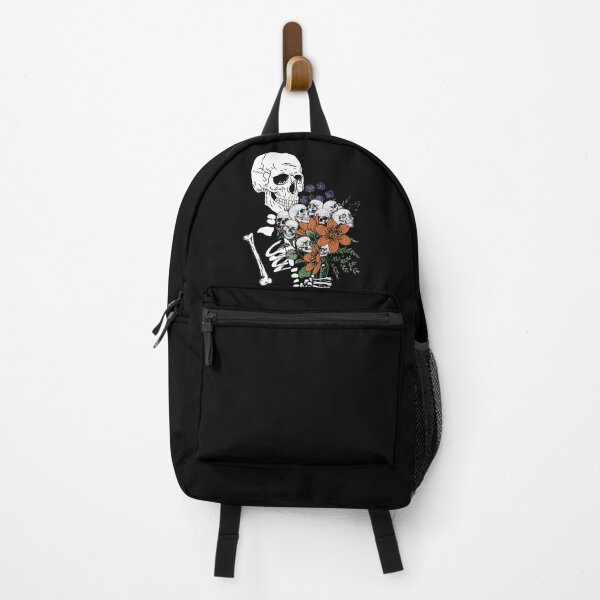 Item preview, Skeleton Smelling Skull Flower Bouquet- For You- Black/ Skeleton designed and sold by Designs By YL.