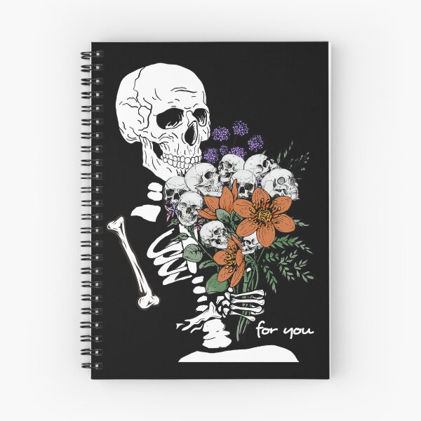 Item preview, Skeleton Smelling Skull Flower Bouquet- For You- Black/ Skeleton  designed and sold by Designs By YL.