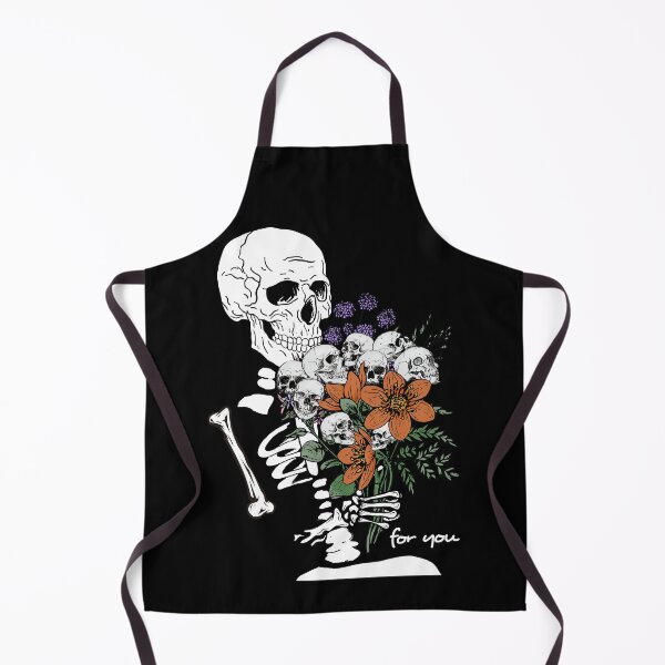 Item preview, Skeleton Smelling Skull Flower Bouquet- For You- Black/ Skeleton designed and sold by Designs By YL.