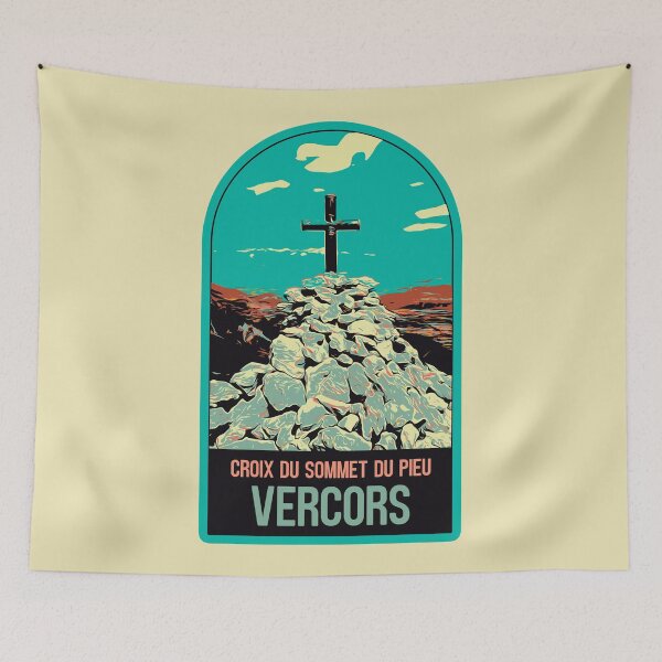 Item preview, Vercors Natural Regional Park Isère France, Croix du sommet du Pieu designed and sold by Lemomo-zoo.