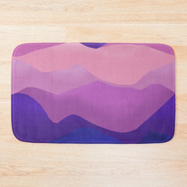 Item preview, hills, dunes, sunset, dawn, very peri, geometry, colored waves, sand designed and sold by Maria Mihailova.