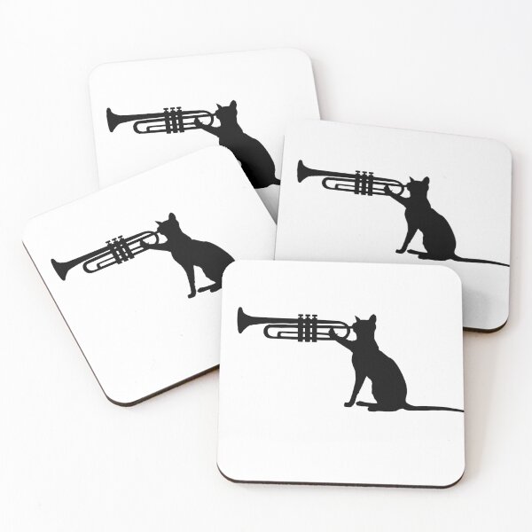 Item preview, Cat playing trombone shirt for male and female trombonists designed and sold by yssnyd.