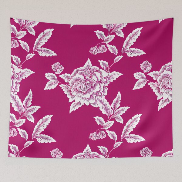 Item preview, Rococo Floral Pattern Print designed and sold by ThePurpleMelon.