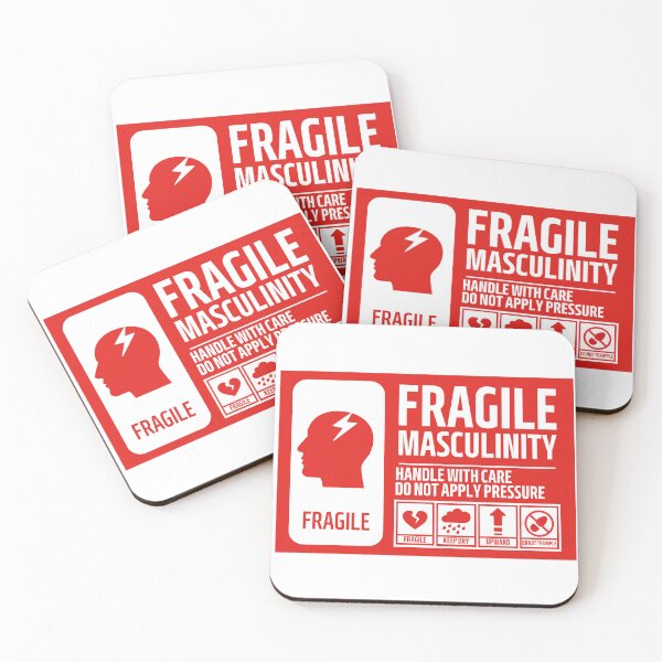 Item preview, Fragile Masculinity handle with care fragile tag  designed and sold by letydrg99.