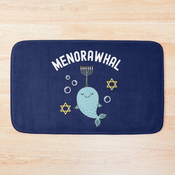 Item preview, Hanukkah Narwhal Menorah designed and sold by GrlDad.