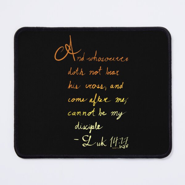 Item preview, Luke 14:27 KJV designed and sold by evinearts.