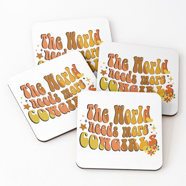 Item preview, Retro Western - The World Needs More Cowgirls Retro Colors designed and sold by handsoftime2020.