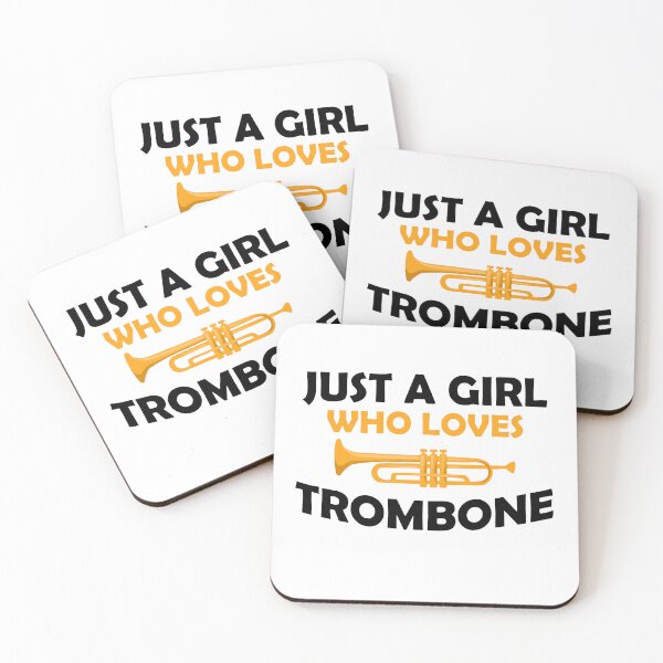 Item preview, Just A Girl Who Loves Trombone, Gift Lovers Trombone designed and sold by yssnyd.