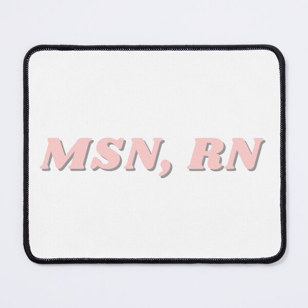 Item preview, MSN, RN- light pink designed and sold by CSdoodles.