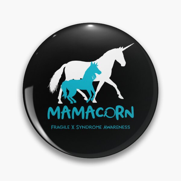 Artikelvorschau, Fragiles X-Syndrom-Bewusstsein Mama Unicorn Mamacorn Support Fragiles X-Syndrom-Krieger entworfen und verkauft von RunningShop.
