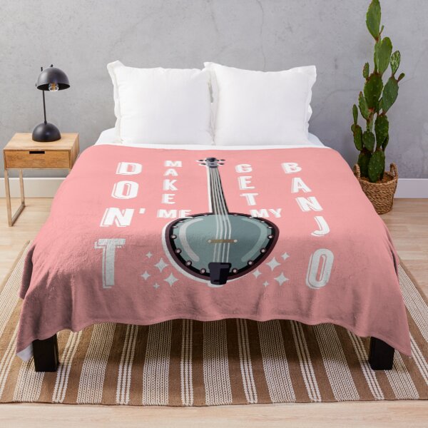 Item preview, Funny quote Don't make me get my banjo music instruments shirt  designed and sold by cizito.
