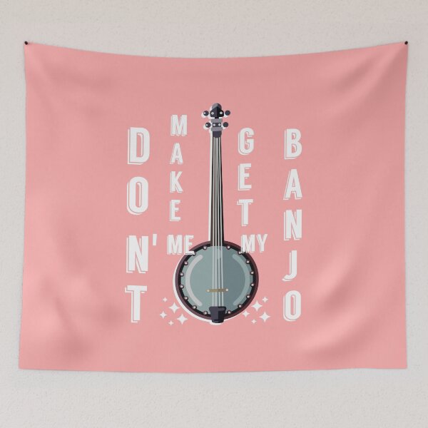 Item preview, Funny quote Don't make me get my banjo music instruments shirt  designed and sold by cizito.