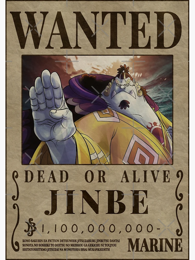 JINBE WANTED (One Piece Ch.1058) by bryanfavr on DeviantArt