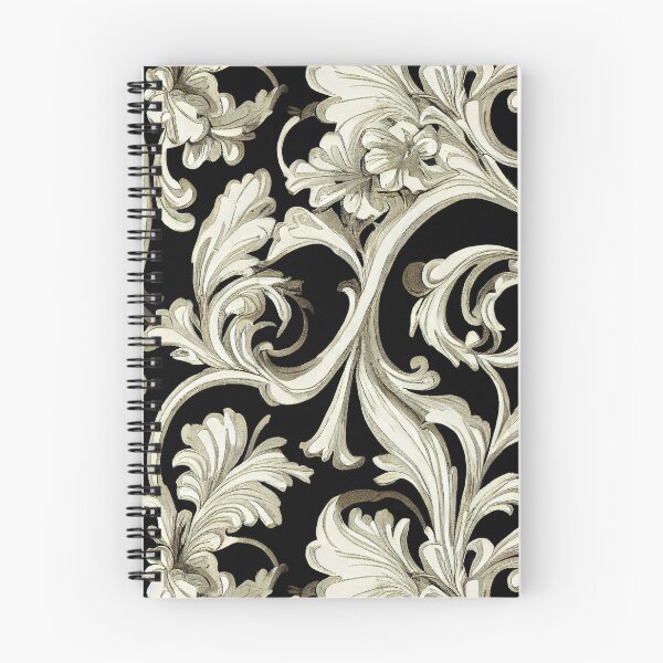 Aperçu de l'œuvre Imprimé floral rococo créée et vendue par ThePurpleMelon.