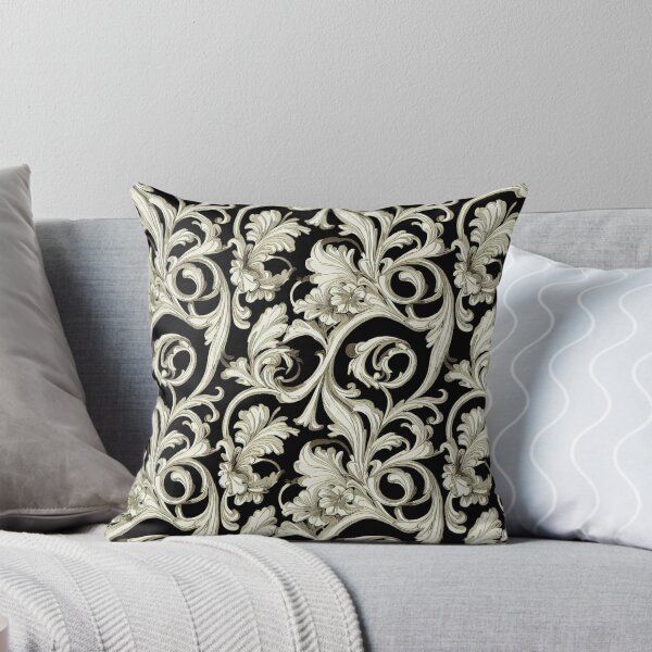 Item preview, Rococo Floral Pattern Print designed and sold by ThePurpleMelon.
