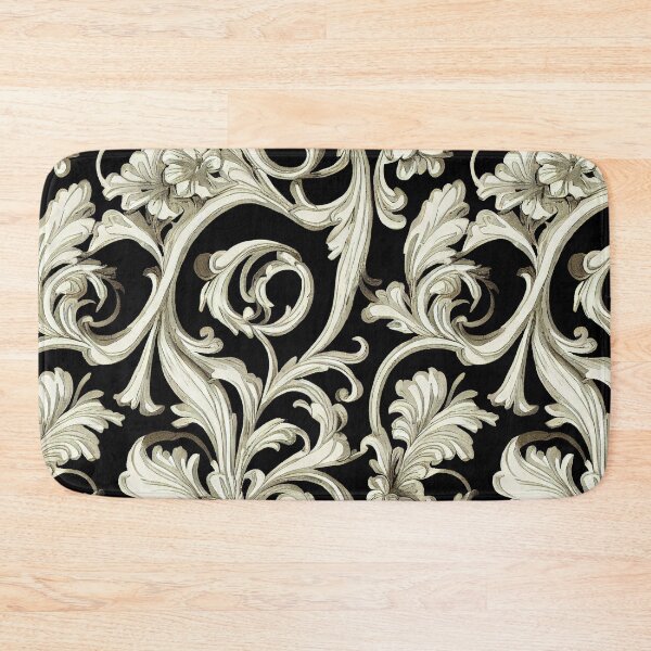 Item preview, Rococo Floral Pattern Print designed and sold by ThePurpleMelon.