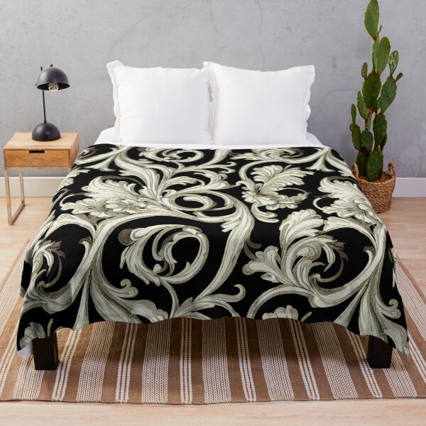 Item preview, Rococo Floral Pattern Print designed and sold by ThePurpleMelon.