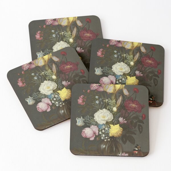 Artikelvorschau, Blumenstrauß in einer Glasvase - Gemälde von Ambrosius Bosschaert entworfen und verkauft von maxberube.