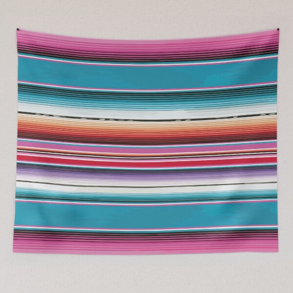 Item preview, Sarape saltillo mexican blanket vibrant pastel pink cute southwest modern serape designed and sold by T-Mex.