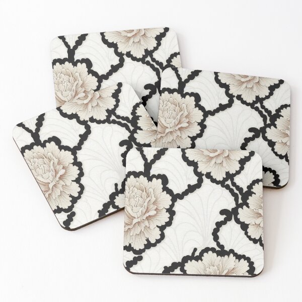 Item preview, Rococo Floral Pattern Print designed and sold by ThePurpleMelon.
