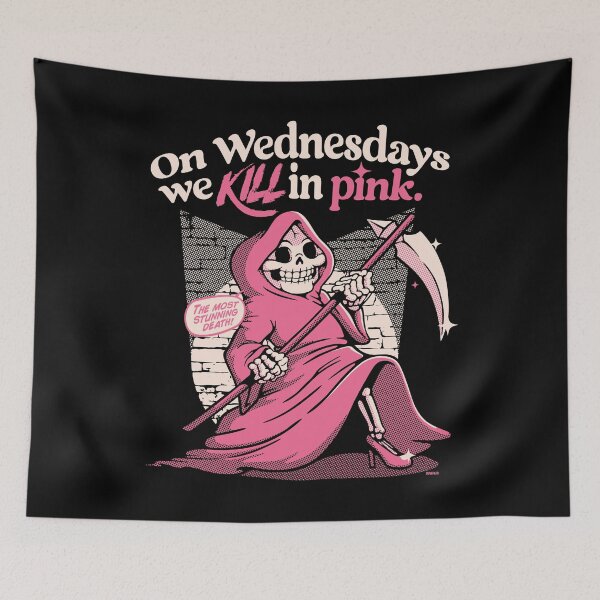 Item preview, On Wednesdays We KILL in Pink designed and sold by raffaus.