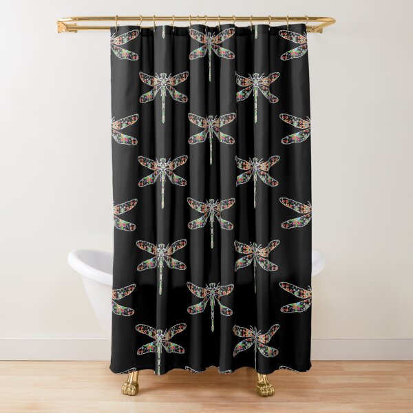 Item preview, Dragonfly floral designed and sold by Niibidoon.