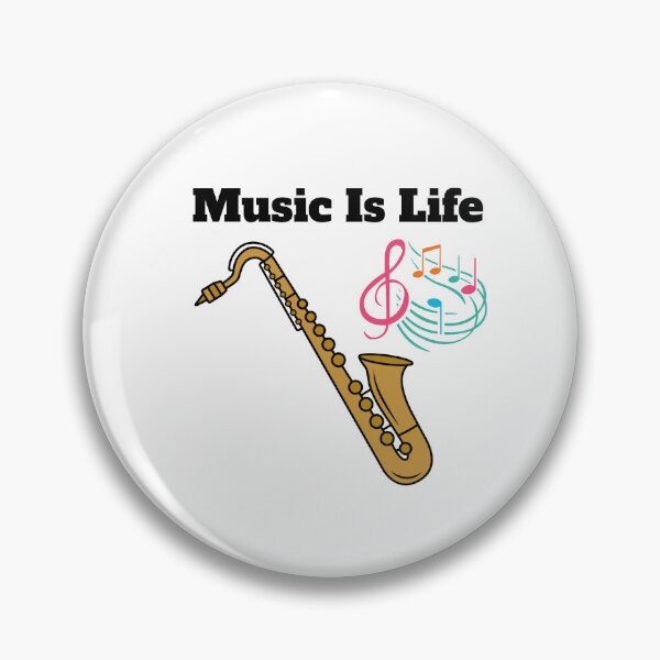 Item preview, Playing Saxophone.  Music is Life. designed and sold by Marvett-World.
