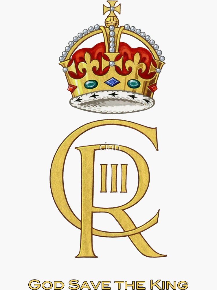 Charles Iii Royal Cypher King Charles Iii Charles Rex Sticker For Sale By Cinn Redbubble