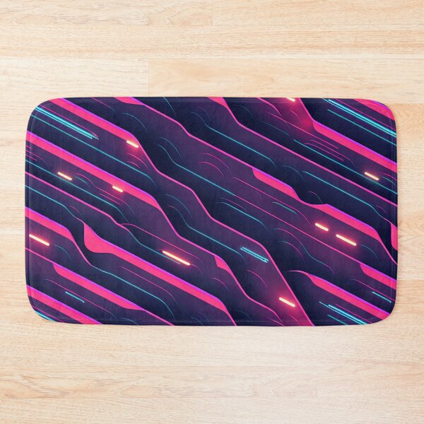 Item preview, Neon Retro Wave Patern designed and sold by KaladynDesigns.