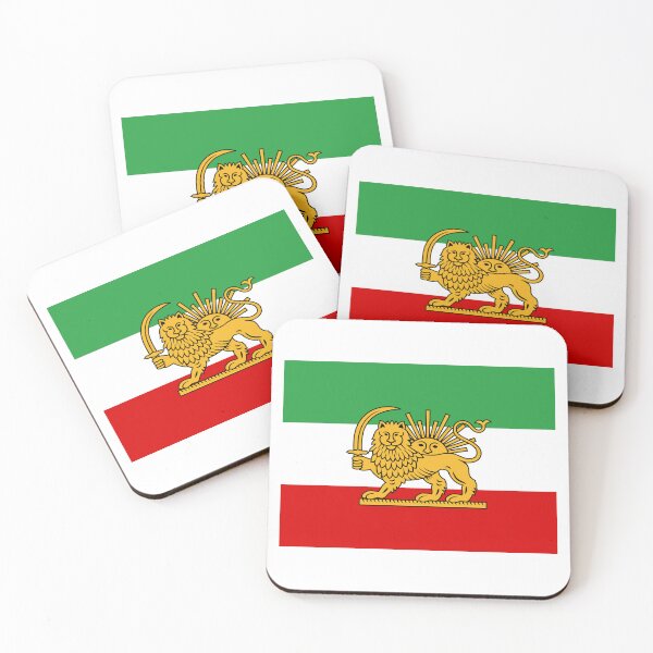 Item preview, Old Tricolour Flag of Iran (1964–1980) | Iranian National Symbol | Persia Lion and Sun designed and sold by camisariasj.