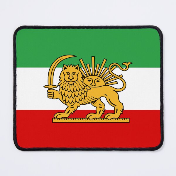 Item preview, Old Tricolour Flag of Iran (1964–1980) | Iranian National Symbol | Persia Lion and Sun designed and sold by camisariasj.