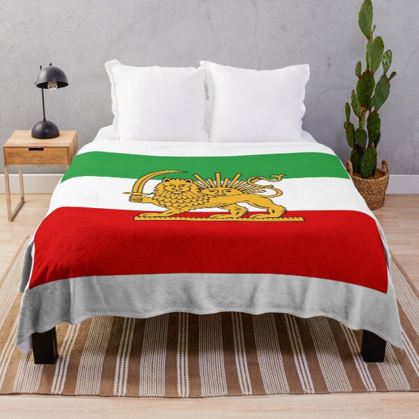 Item preview, Old Tricolour Flag of Iran (1964–1980) | Iranian National Symbol | Persia Lion and Sun designed and sold by camisariasj.