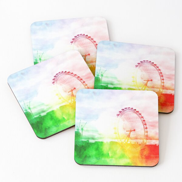 Item preview, Dystopian Rainbow London Eye designed and sold by NatLeBrunDesign.