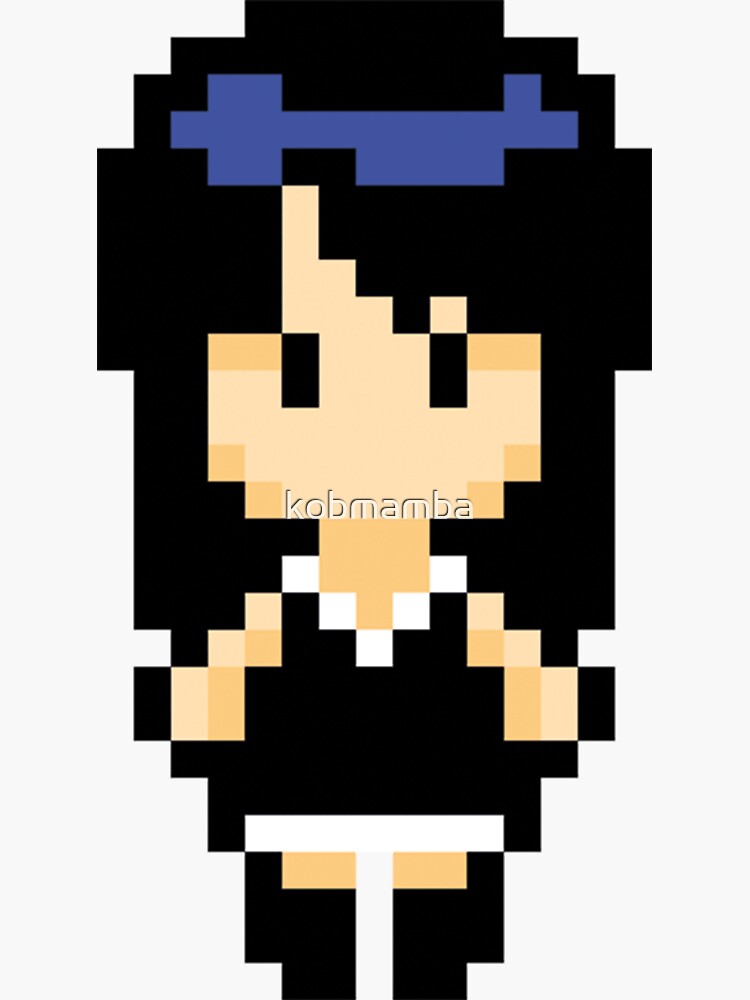 One Piece Portgas D. Ace Pixel Art Sticker for Sale by kobmamba