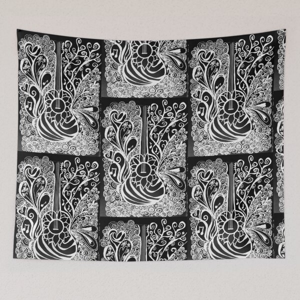 Item preview, Zentangled Guitar  designed and sold by Jewell  McChesney.