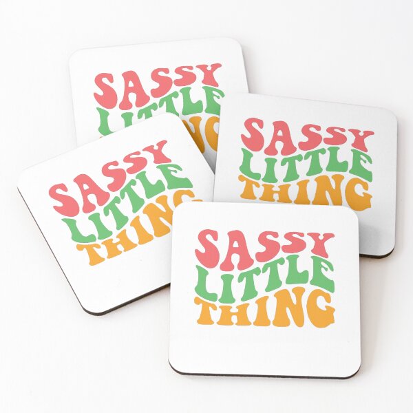 Aperçu de l'œuvre Copie de Sassy Little Thing Toddler,Little Girl Retro Sassy&For Kids,Funny Sarcastic,sassy sayings créée et vendue par Sophistical.