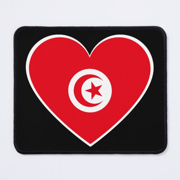 Item preview, TUNISIA FLAG (National Flag Of Tunisia) designed and sold by USEFULART-Shop.