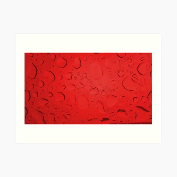 Molten Red Art Print