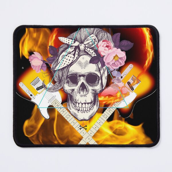 Item preview, Skull and cross guitars designed and sold by rocklegends99.