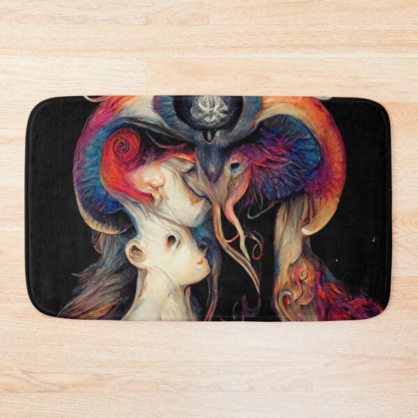 Item preview, Abstract Artwork Baphomet Gnostic Duality, Yin and Yang, Taoism designed and sold by MysticAlgorithm.
