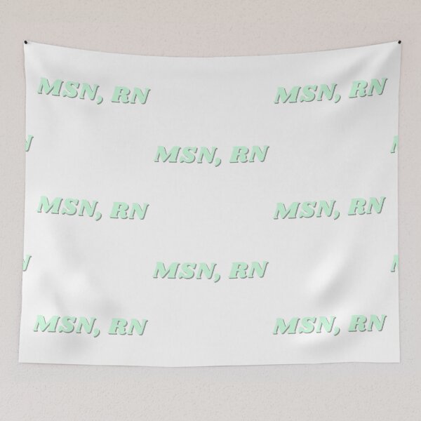 Item preview, MSN, RN- light green designed and sold by CSdoodles.
