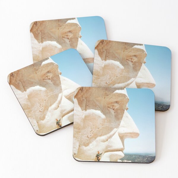 Item preview, 1950s - President Lincoln Monument at Mountain Rushmore, Man Standing designed and sold by thatwaslife.